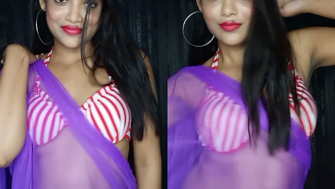 Le Striptease Audacieux De Rekha Boi, D'Une Beauté Époustouflante