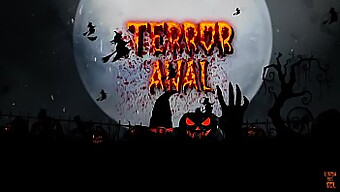 Halloween Fun With Linda Del Sol And Cris Angelo'S Anal Terror