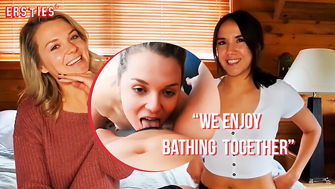 German And Amateur Tags Added To Shower Lesbian Video