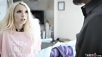 Blonde Teen Secretly Takes Medication And Faces Consequences From Stepdad