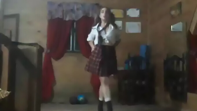 Teen Schoolgirl Dominates Her Boyfriend In Bdsm Video